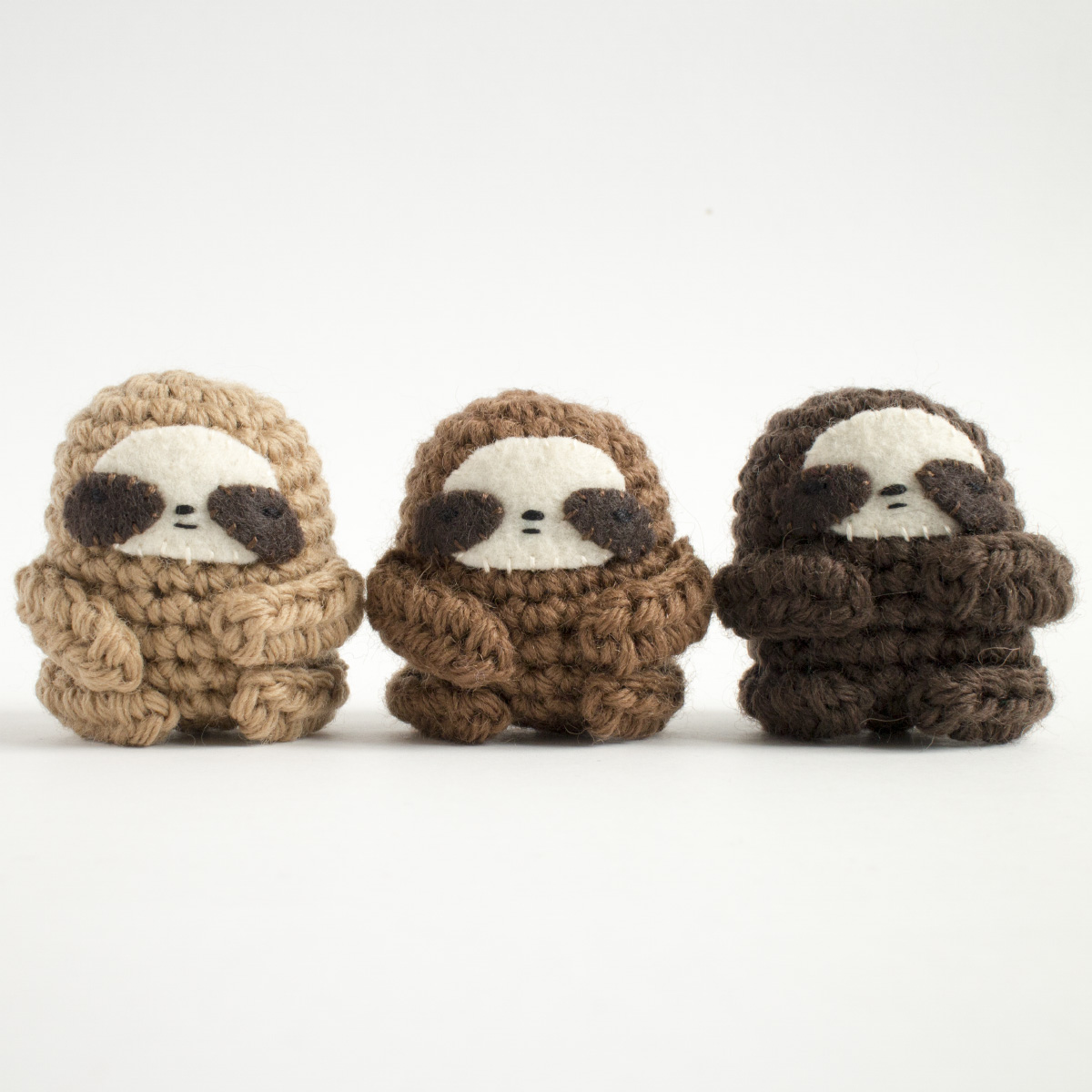 amigurumi sloth free crochet pattern