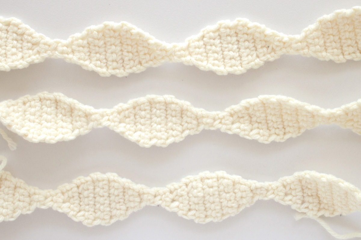 Crochet DNA strands