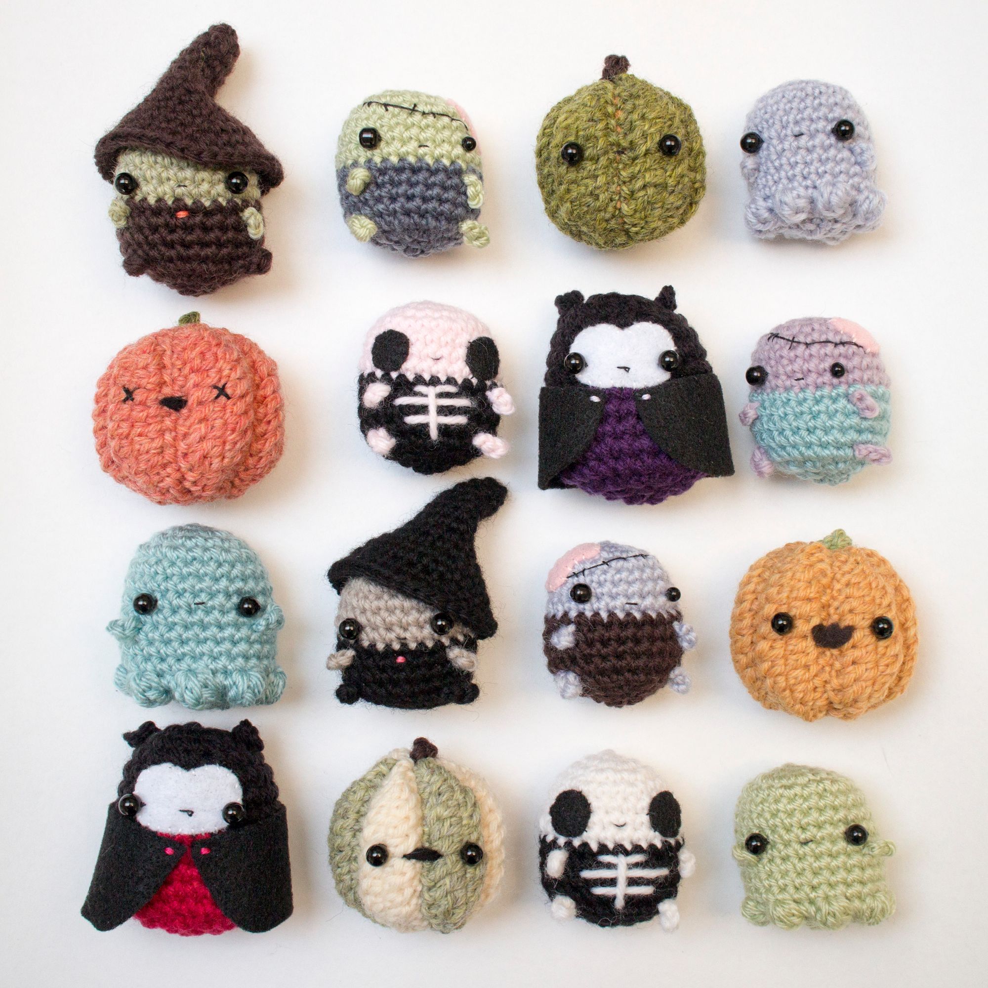 Mini Halloween Crochet Patterns
