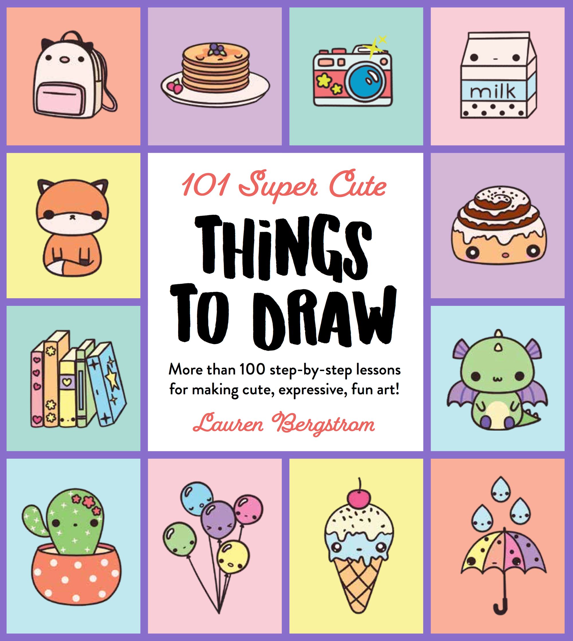 101 Super Cute things to draw front cover