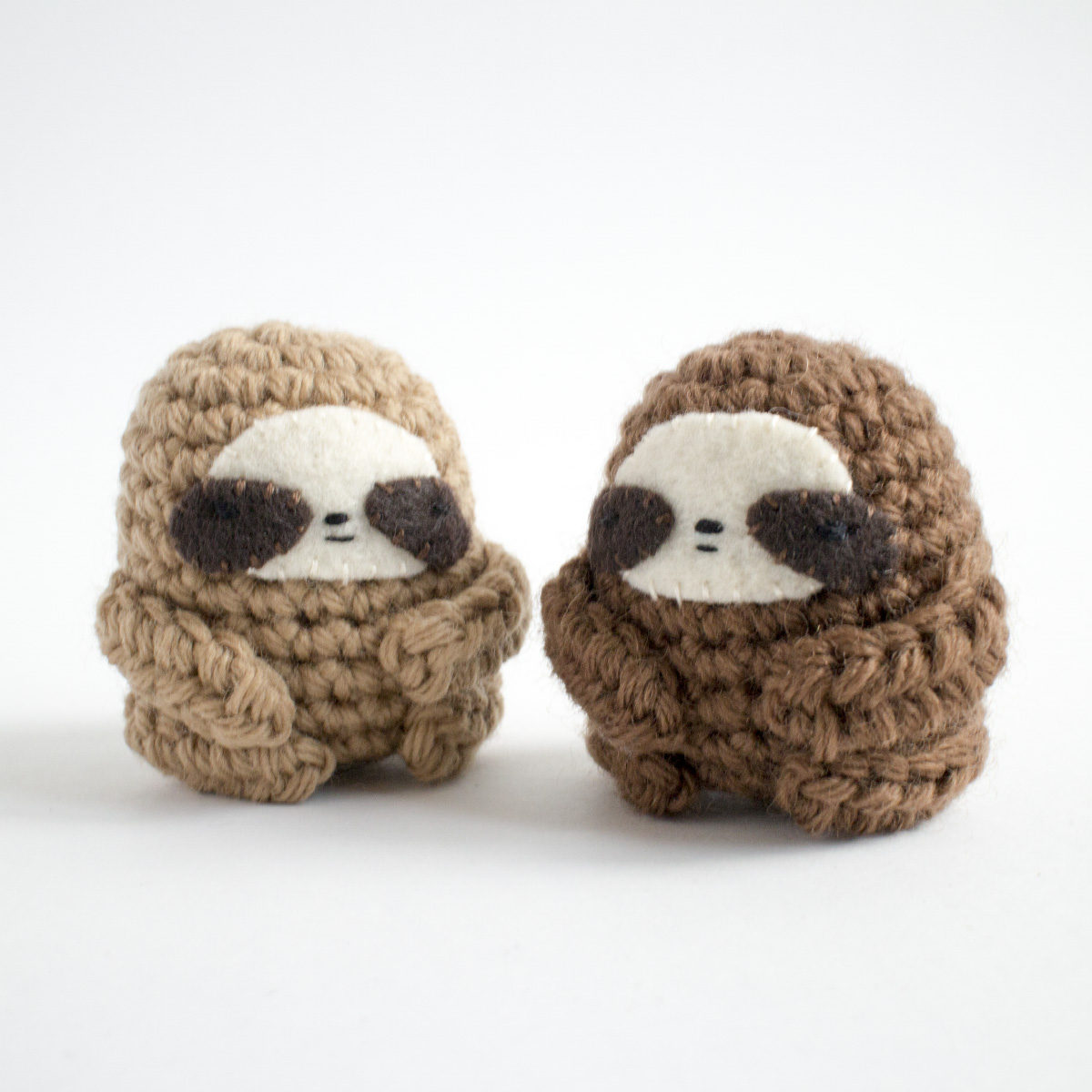 amigurumi sloth free crochet pattern