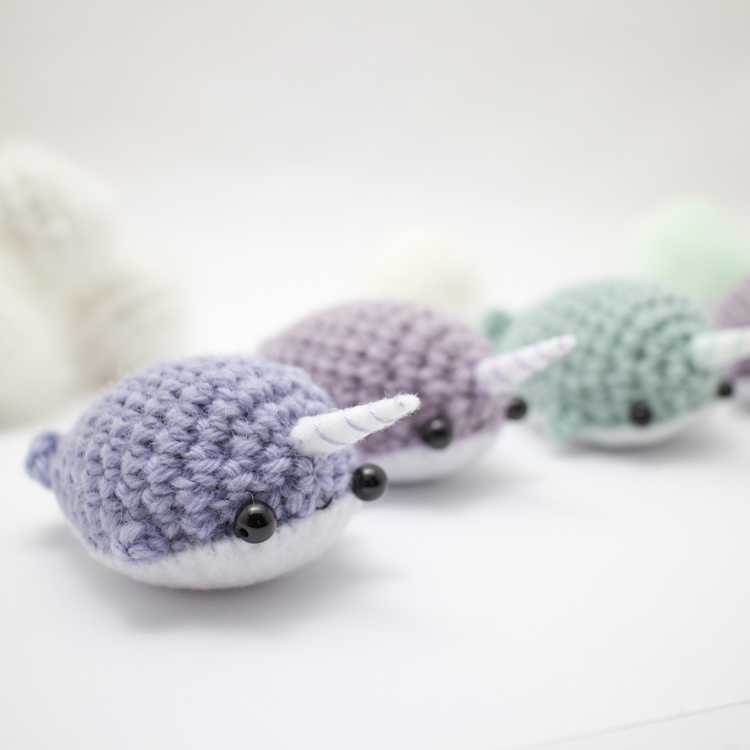 No-sew Narwhal Free Crochet Pattern - Easy Plush Amigurumi Narwhal - Little  World of Whimsy