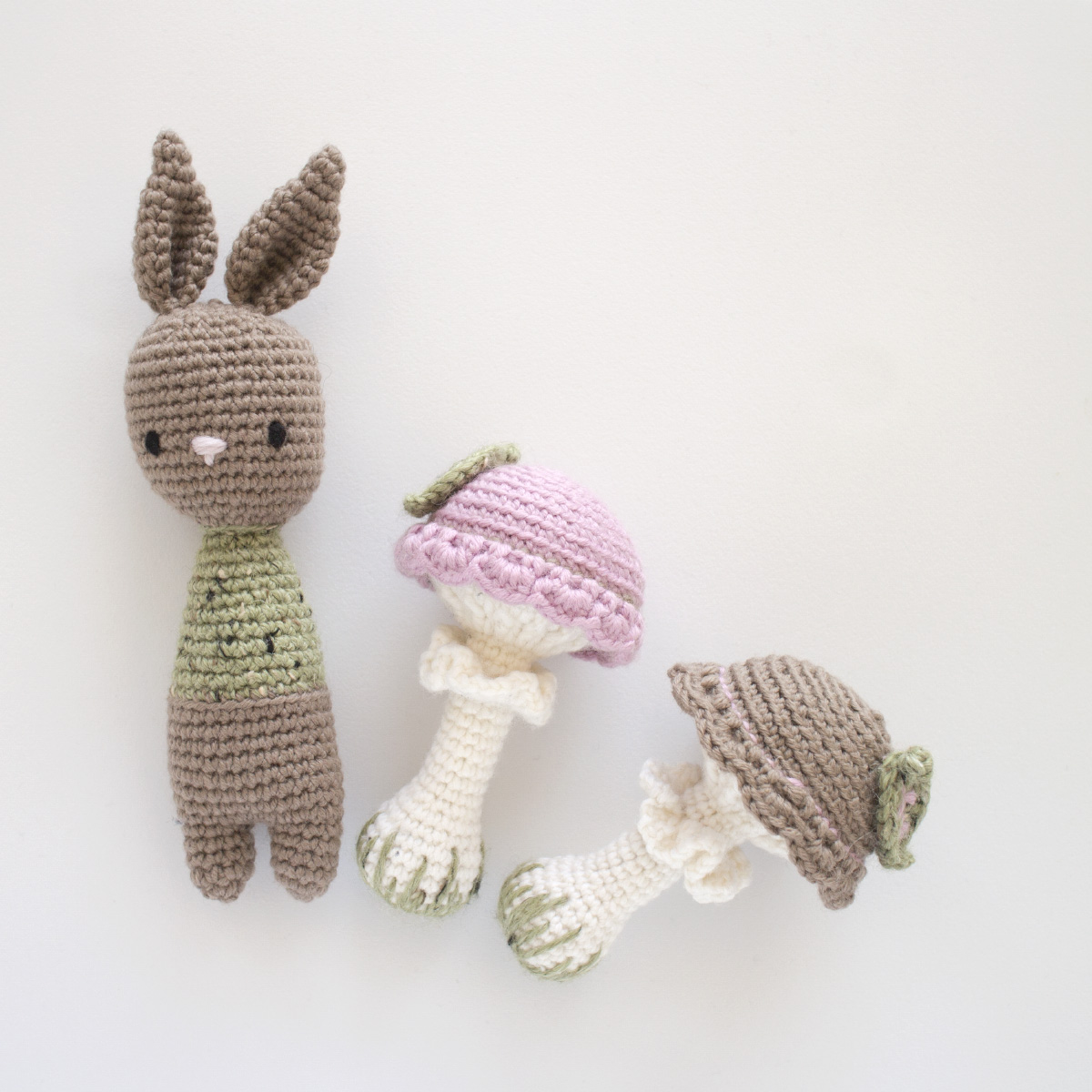 Crochet Amigurumi Bunny Rattle