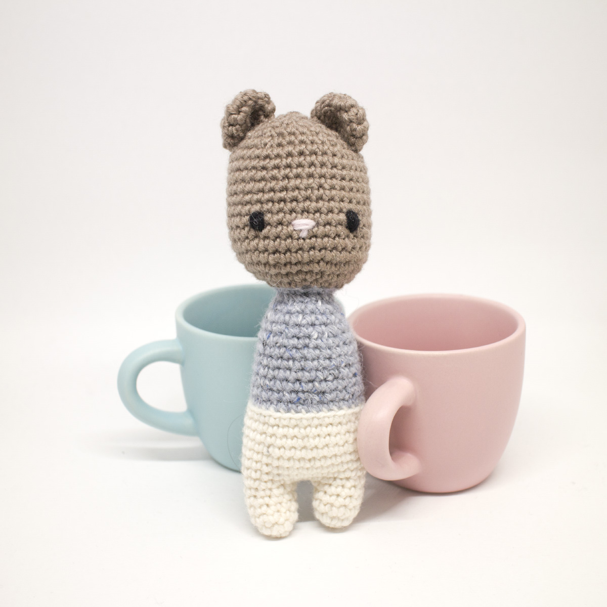 Amigurumi bear rattle