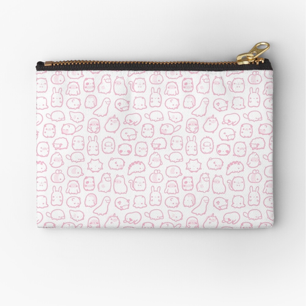 Mini Animals Print Pastel Pink