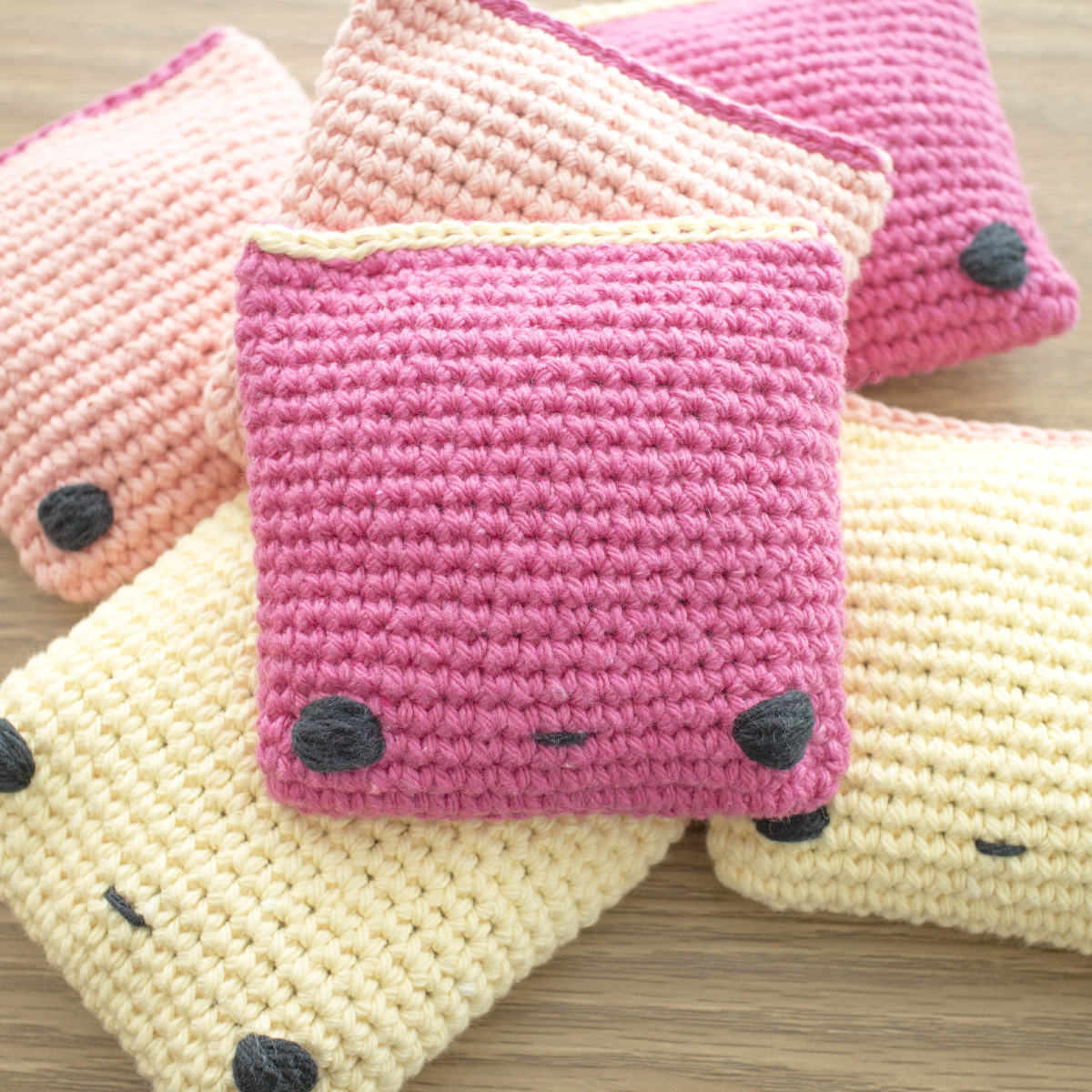 Mini Bean Bags Free Crochet Pattern