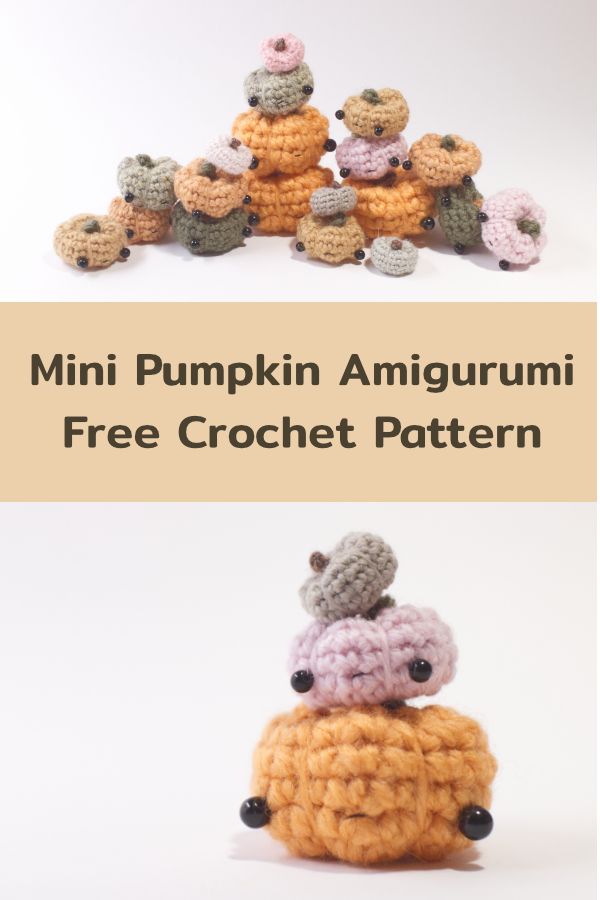Mini Pumpkin Amigurumi Free Crochet Pattern
