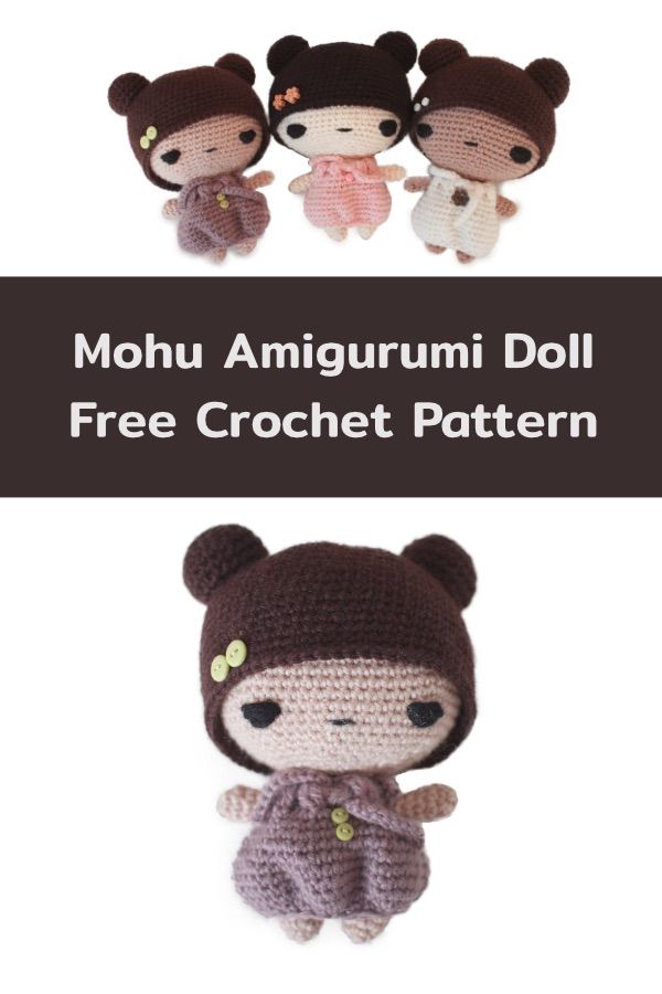 Amigurumi doll free crochet pattern