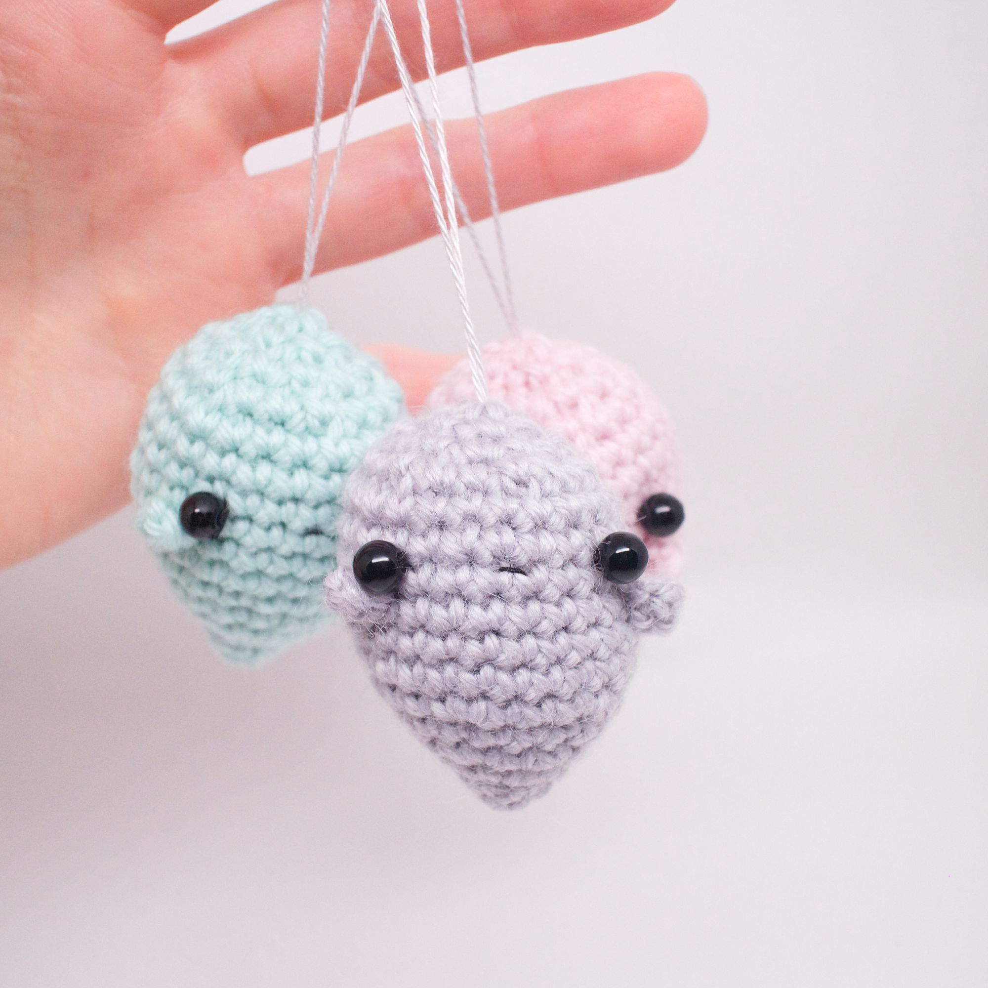 Quick and Easy Free No-Sew Crochet Ghost Pattern