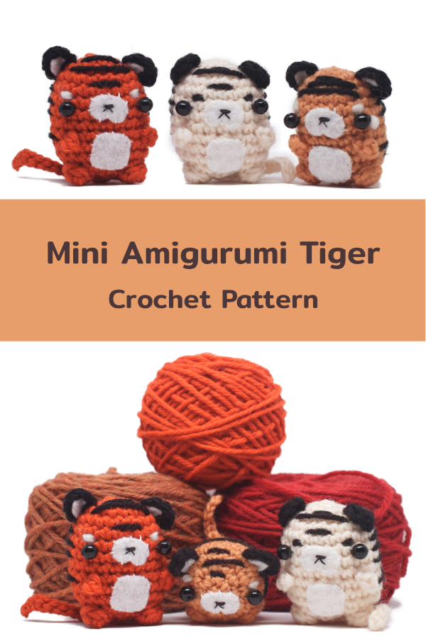 Amigurumi tiger crochet pattern