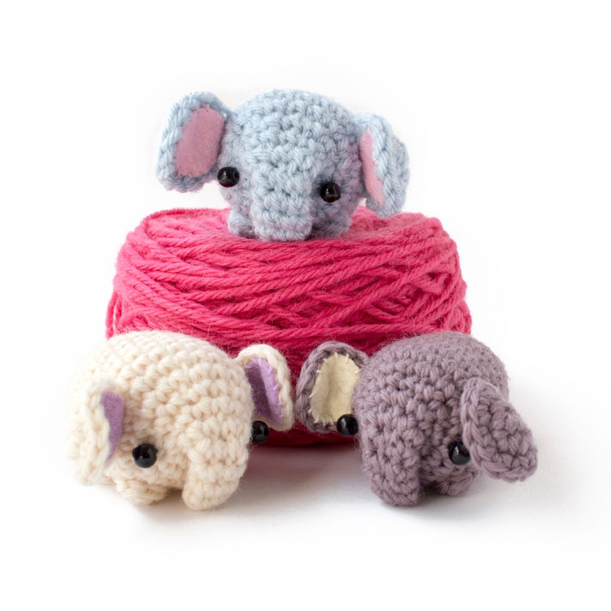 Make your own little elephant amigurumi