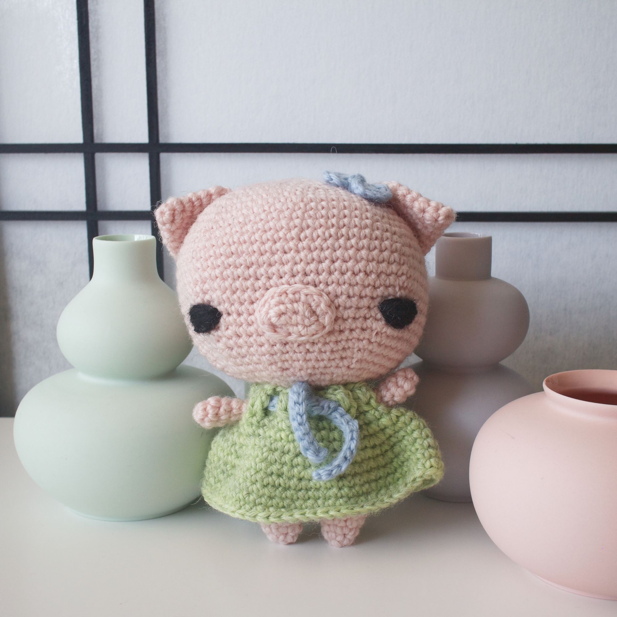Amigurumi Piggy Doll Crochet Pattern