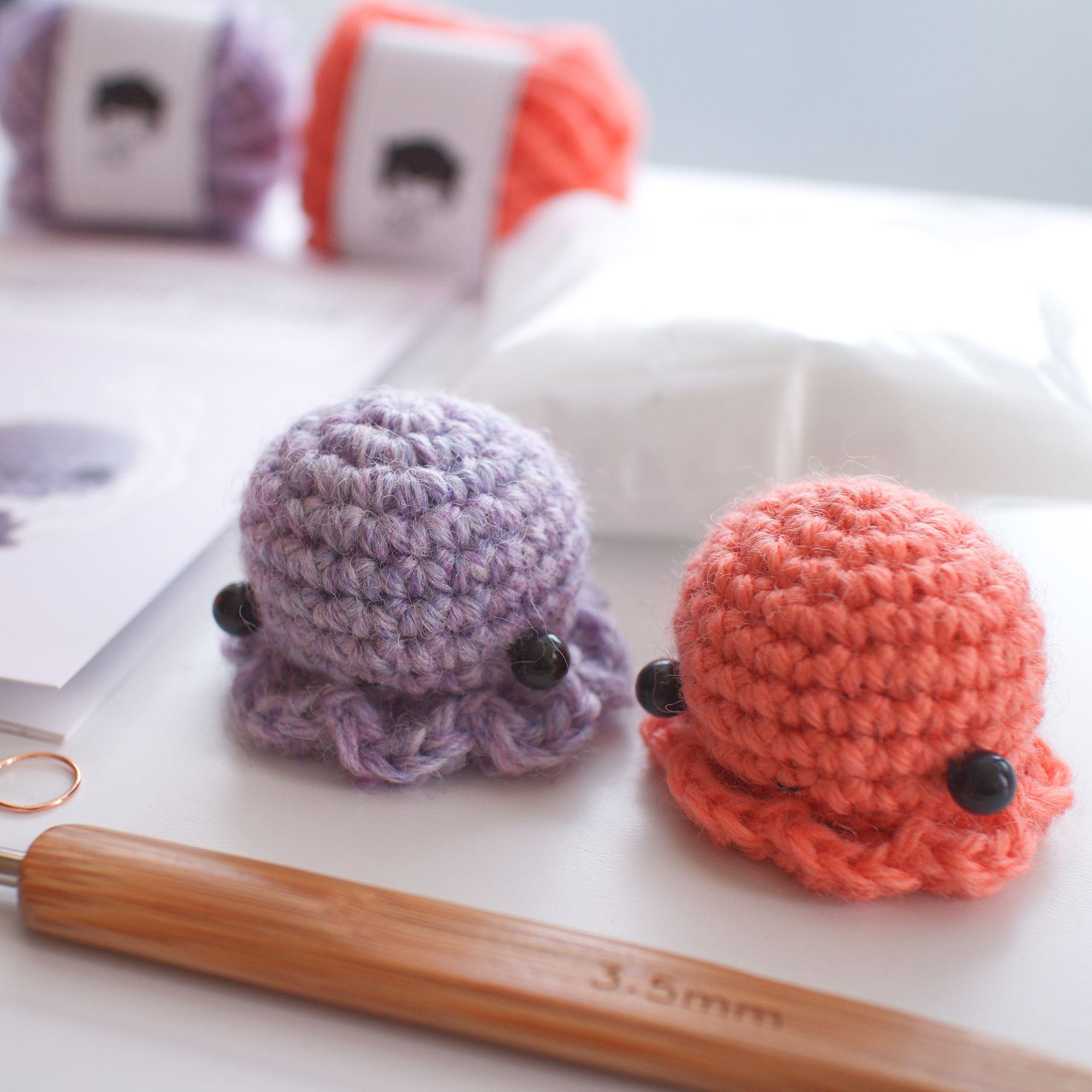 Brand New Amigurumi Octopus Kits