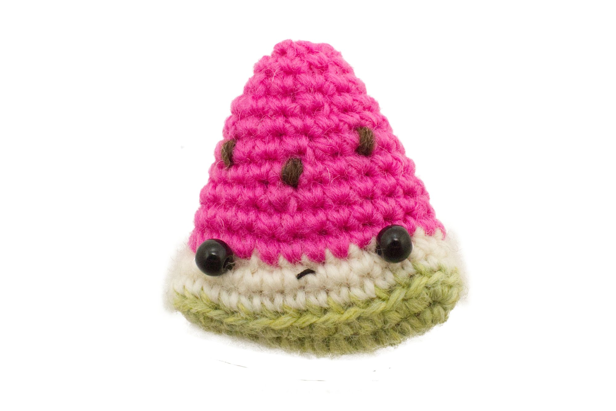 Mini Watermelon free crochet pattern