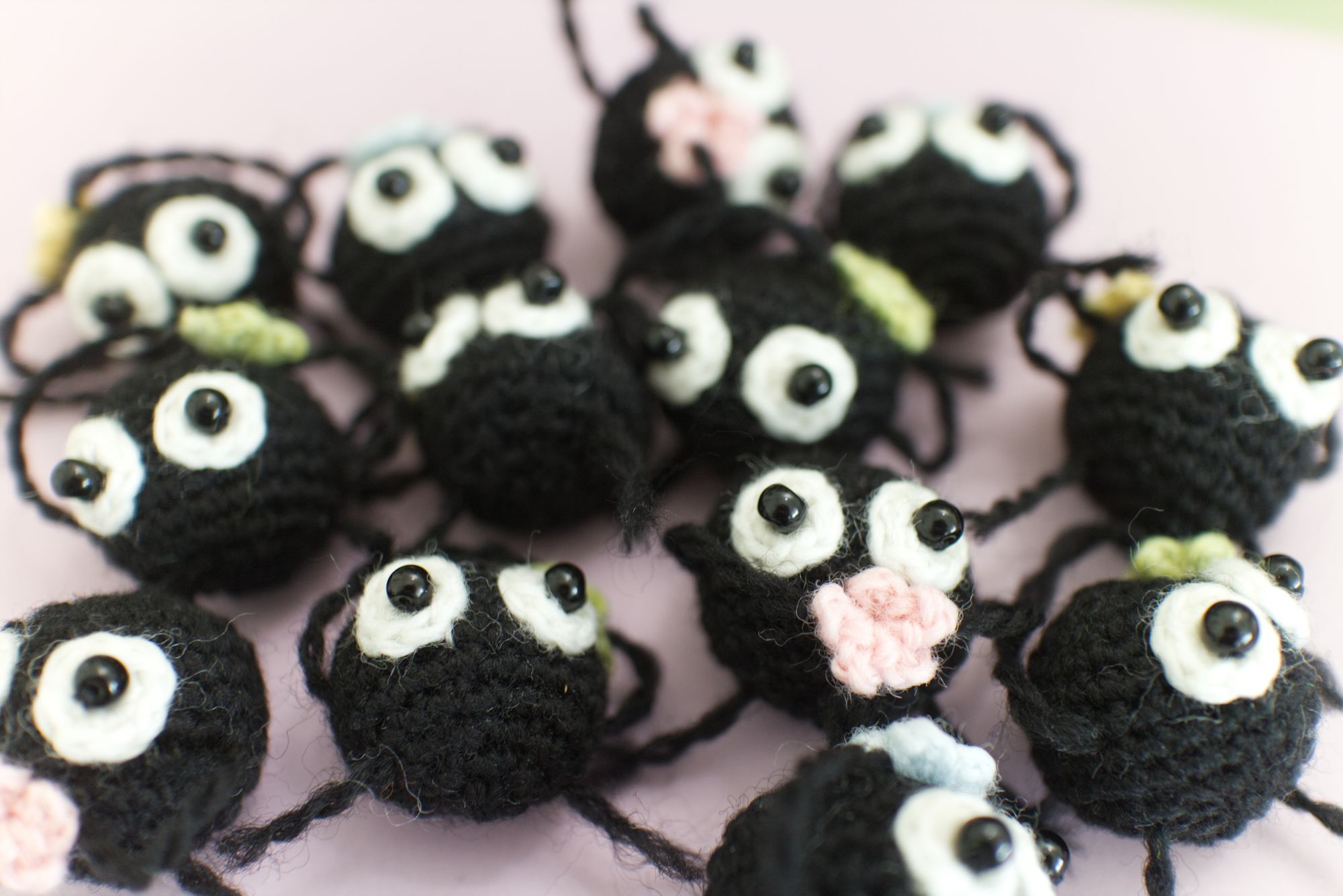 amigurumi soot sprite crochet pattern