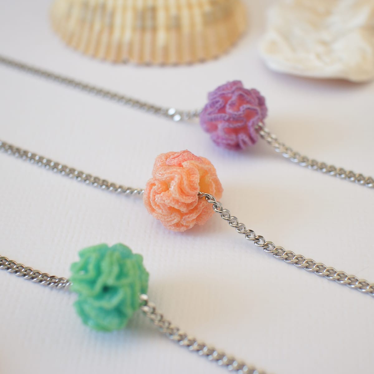 Make some micro crochet coral balls