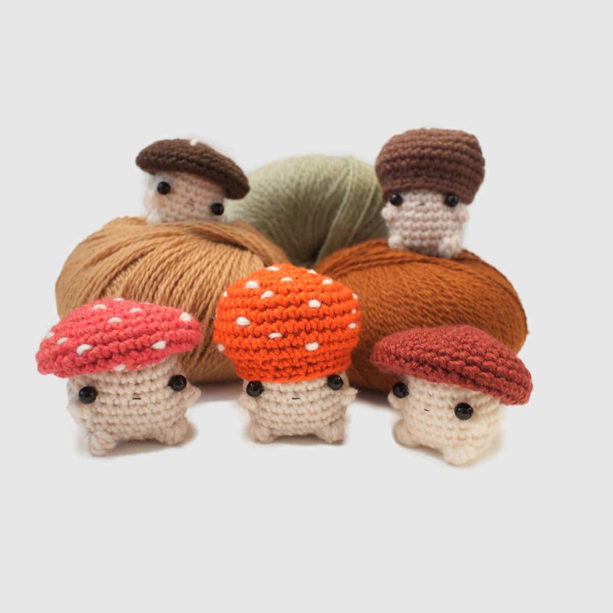 Amigurumi Mushroom No. 1 - Free Crochet Pattern