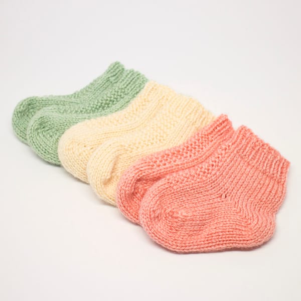 Knitted Baby Socks