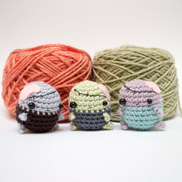 Mini Zombie Amigurumi Pattern
