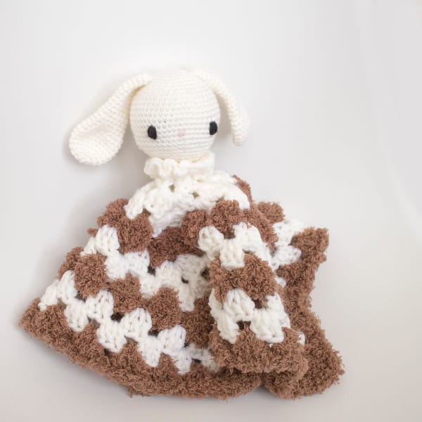 Crochet Bunny Lovey for Baby