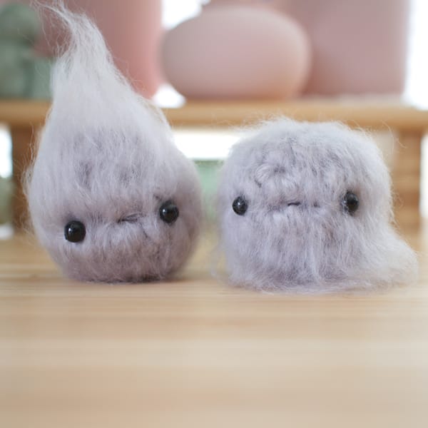 Fluffy Crochet Stress Ball Free Amigurumi Pattern