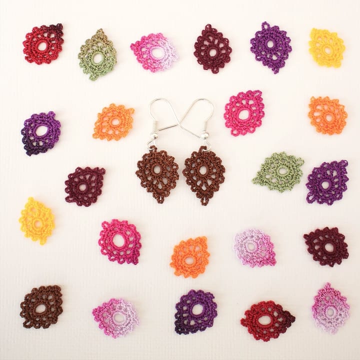 Crochet Your Own Little Leaf Earrings for Autumn